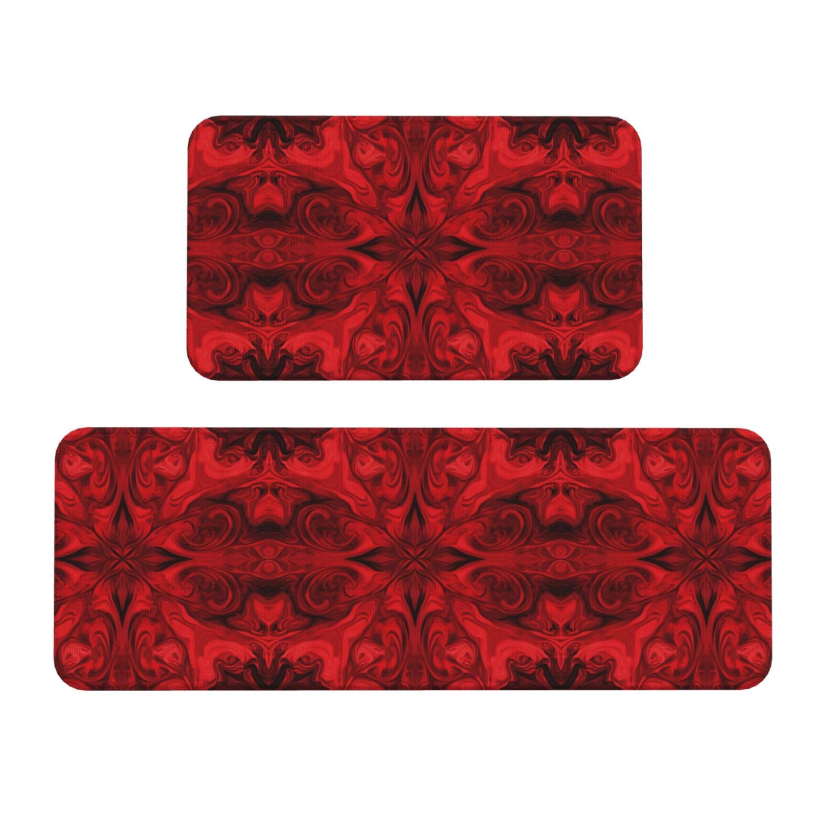 Juego de alfombrillas de cocina florales y antideslizantes para mantener tu hogar limpio y seguro