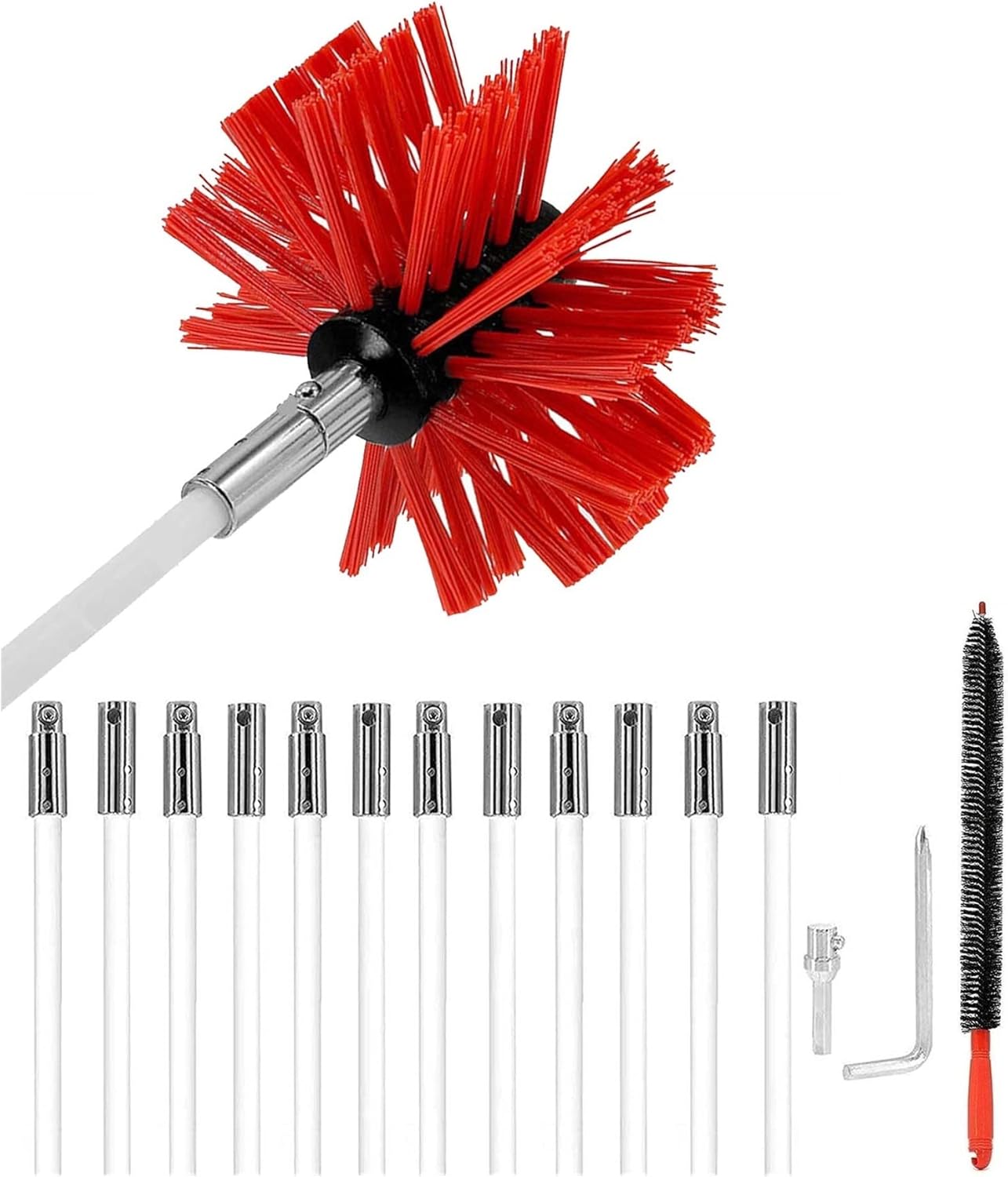 chimney sweep kit Dryer Vent Cleaning Brush For Easy