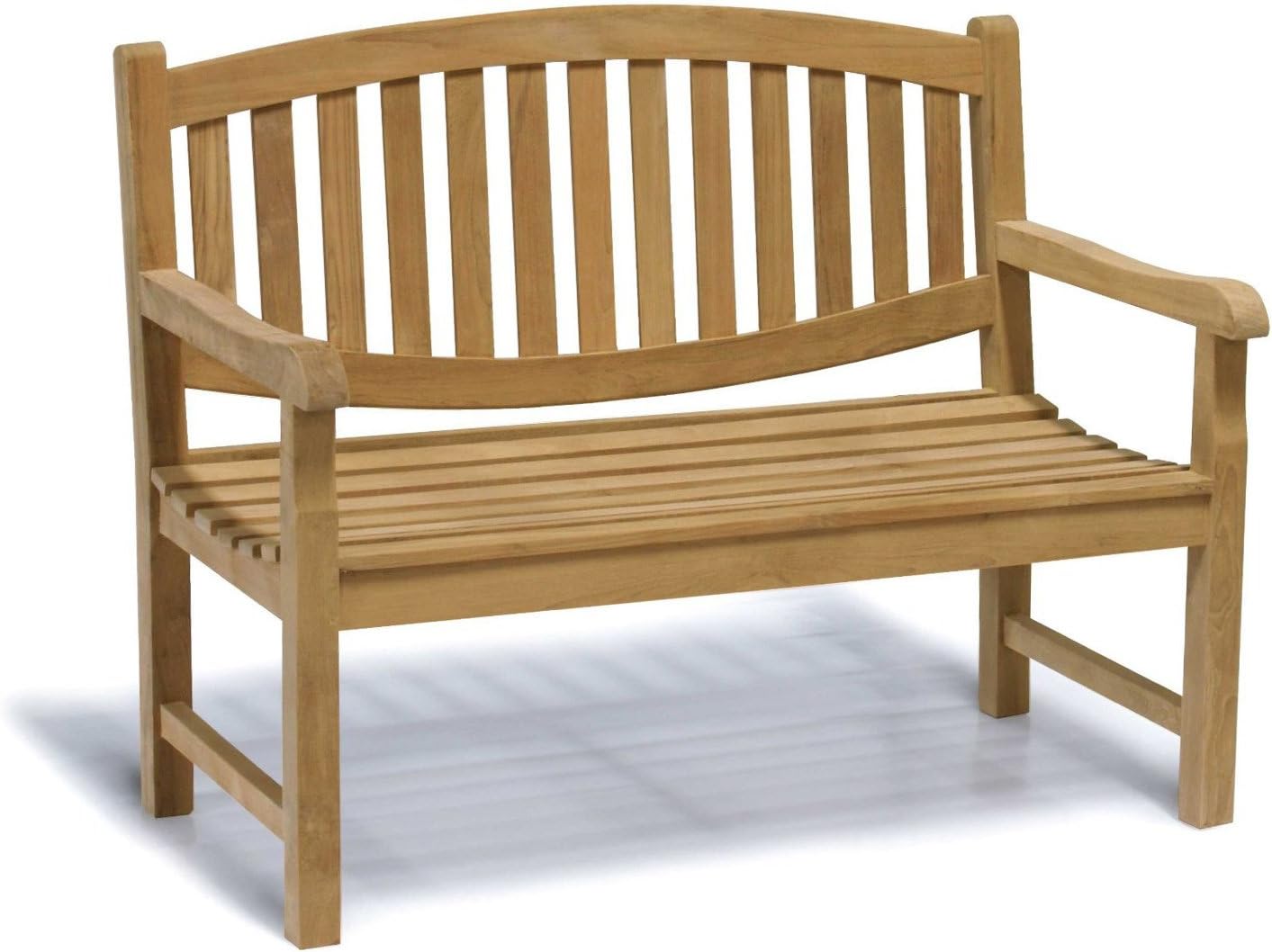 Kennington Oval Teak 2 Seater FULLY ASSEMBLED 1.2m Garden Bench - (4ft) Garden Bench Brand, Quality & Value