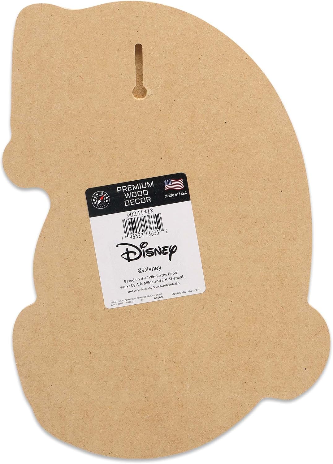 Open Road Brands Disney Winnie the Pooh Letter C Wood Wall Decor image 3