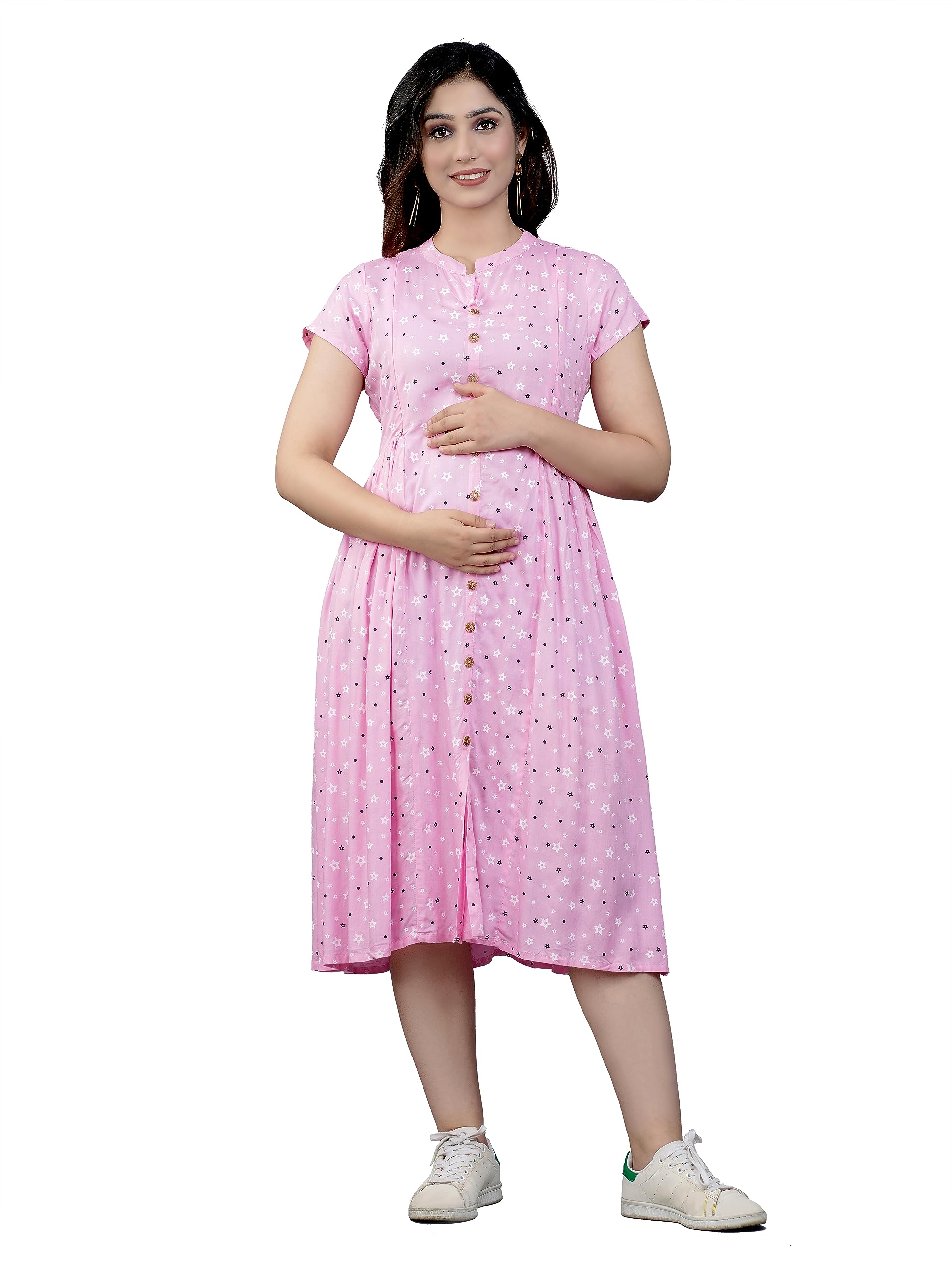 GenericShiva Enterprises Women's Rayon Maternity Feeding Kurti Range of Maternity for Pregenity & Maternal Period