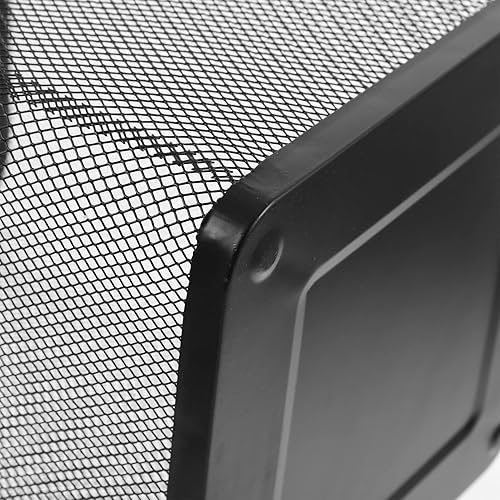 Miniatura 7 de Botes de basura de metal grandes de metal, cubo de basura cuadrado de estilo moderno, contenedor de almacenamiento redondo para baño, dormitorio,