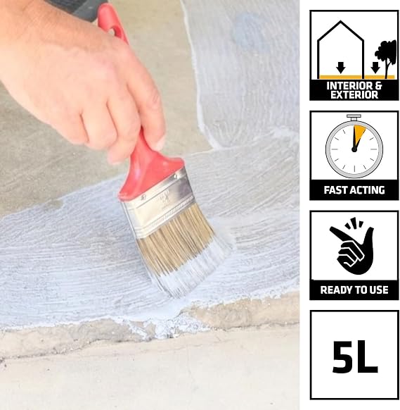 Everbuild 403 Premium Concrete Hardener and Dustproofer – Clear Coat – 5 Litre