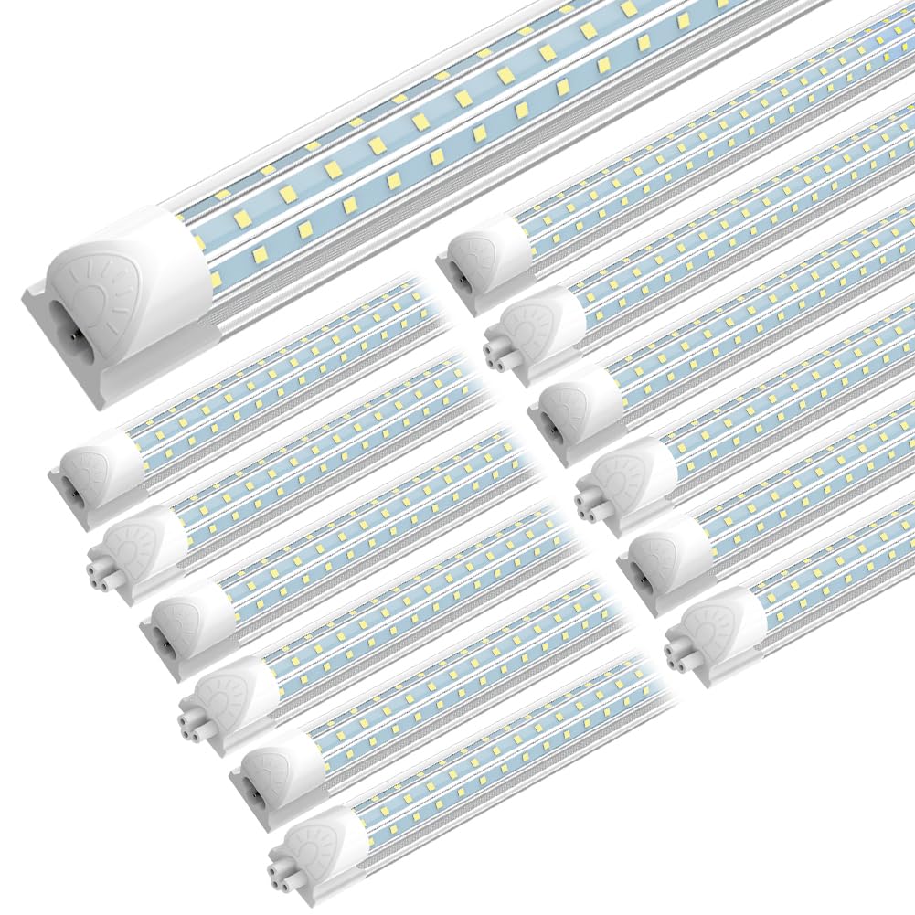 SHOPLED (12 Pack LED Shop Light 4FT, 48W 7200LM 6000K Cool