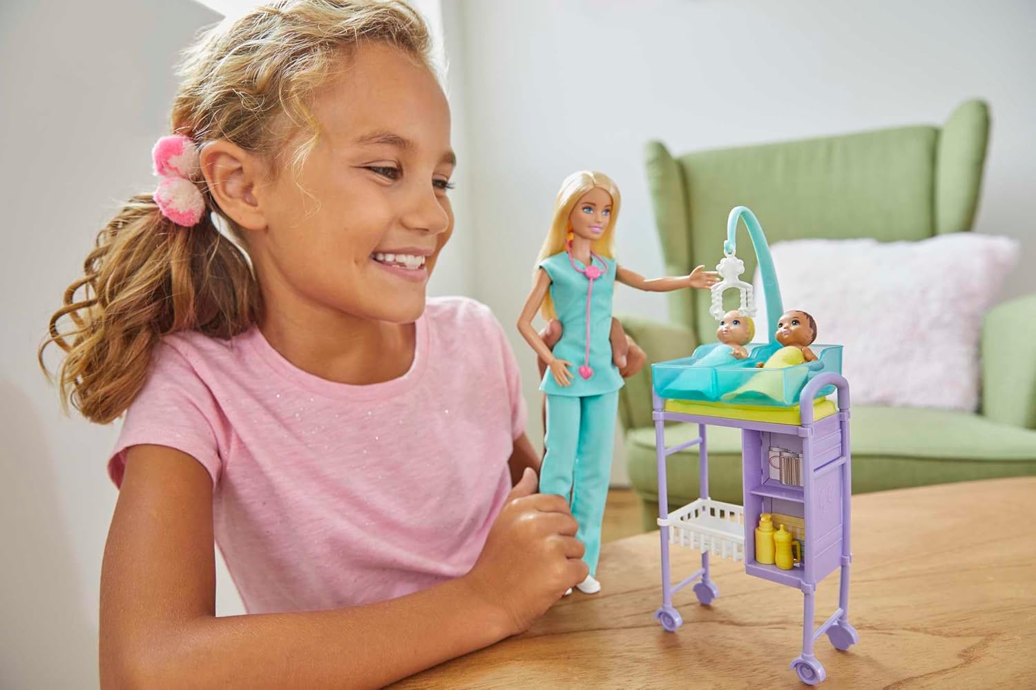 Barbie Baby Doctor Playset with Dolls, Exam Table Kenya Ubuy