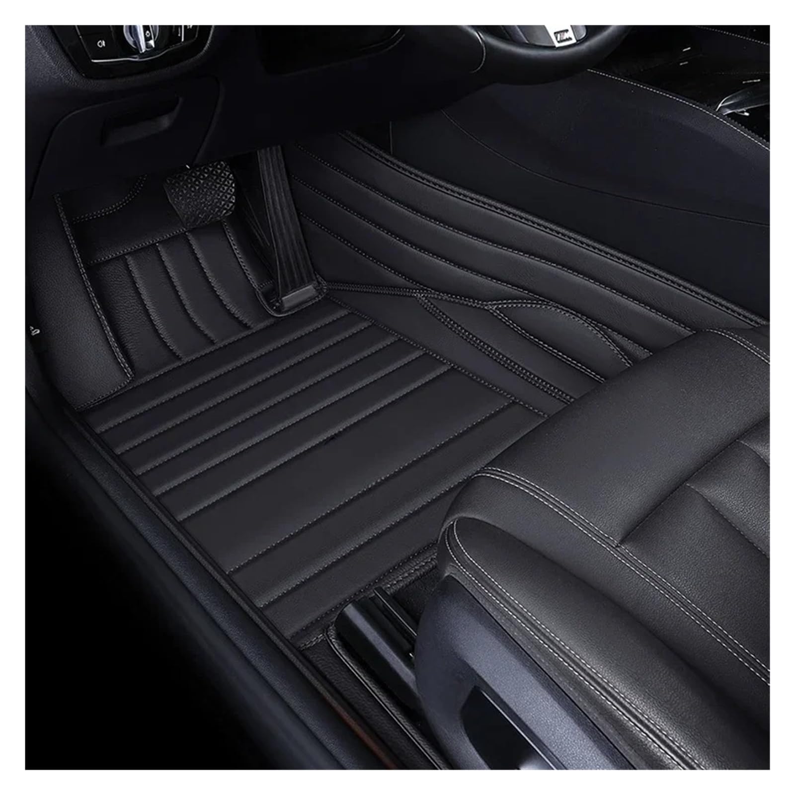 Car Alfombrillas Coche para BMW para X2 F39 2018 2019 2020 2021 2022 2023 5D Alfombrillas De Coche Accesorios Interiores(All Black 5 Seats)