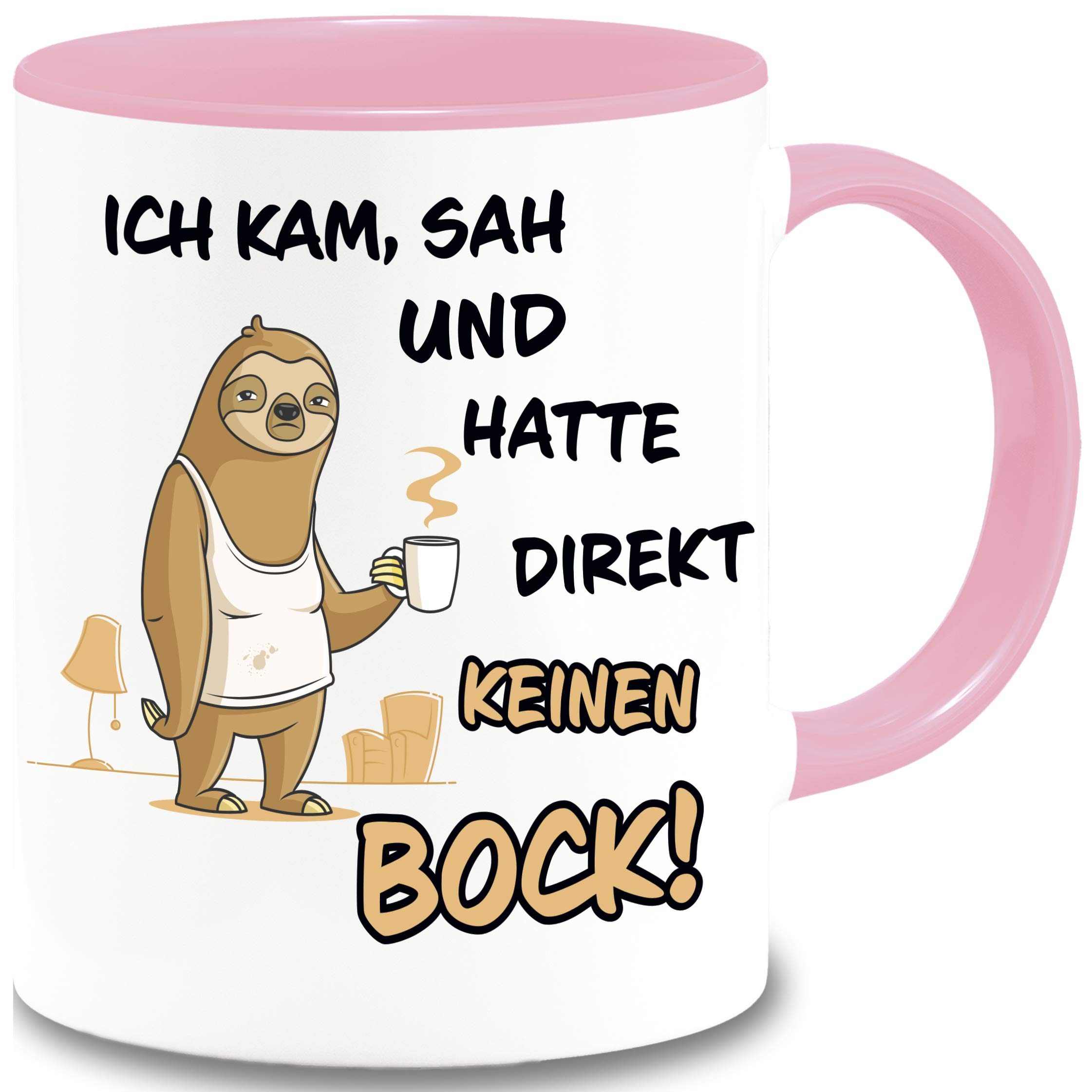 Tasse Mit Spruch 'Ich Kam, Sah Und Hatte Direkt Keinen Bock!' – Lustiges Büro-Geschenk