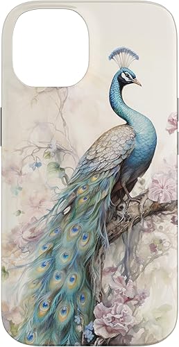 Miniatura 4 de Funda para iPhone 14 Plus Peacock Cute Bird Nature Garden