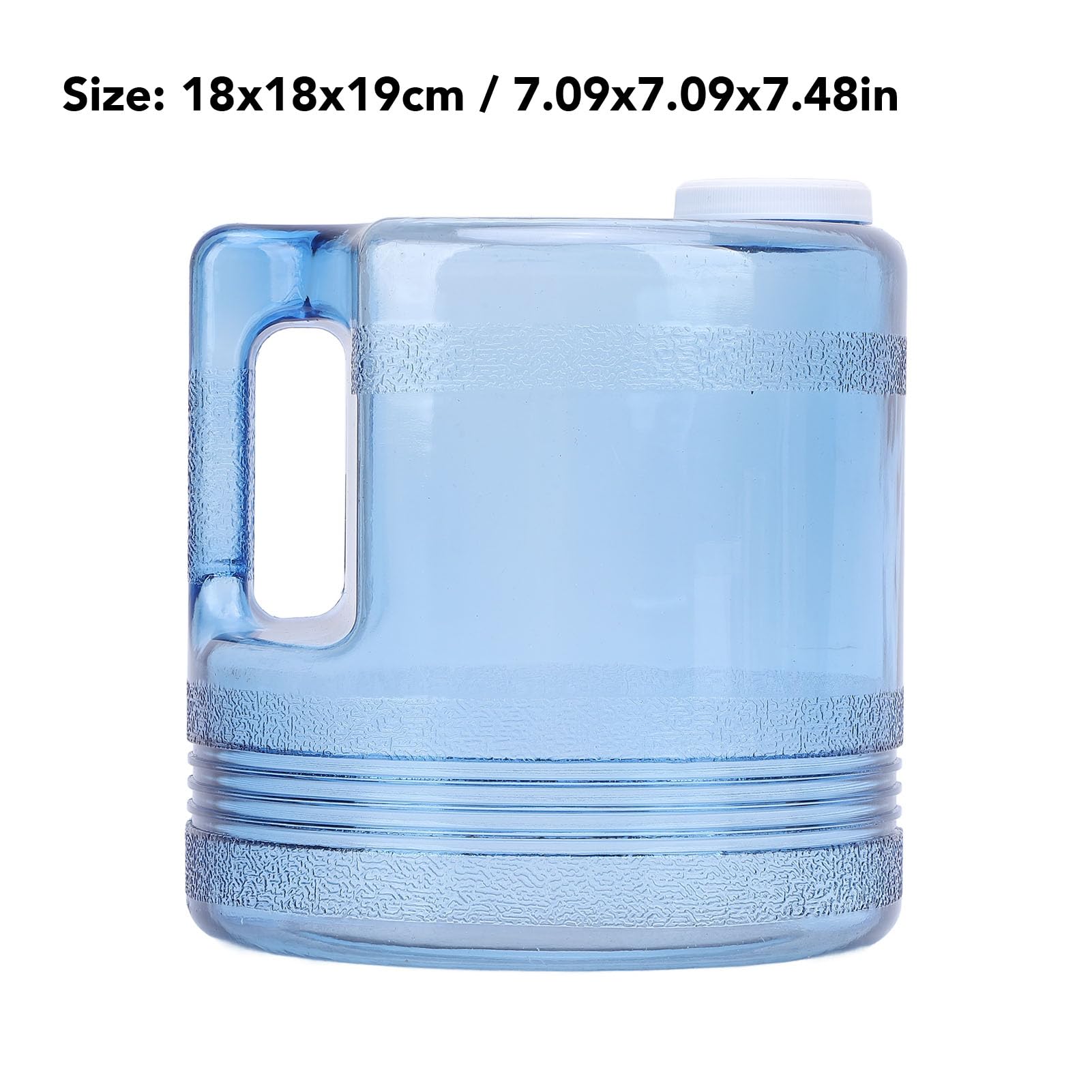 AUNMAS 4L Distiller Water Container, PP Distilled Water Replacement Collection Bottle for Home Beauty Countertop with Multifunctional Design, Suitable for Most Distillers
