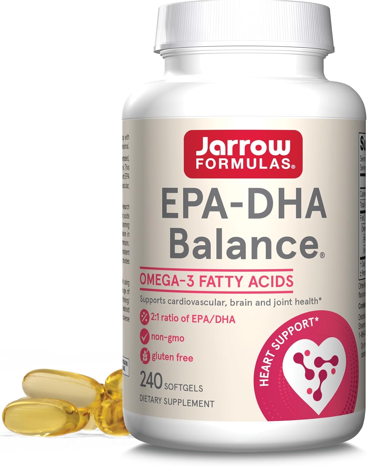 Jarrow Formulas Equilibrio EPADHA, 1,200 mg de ácidos