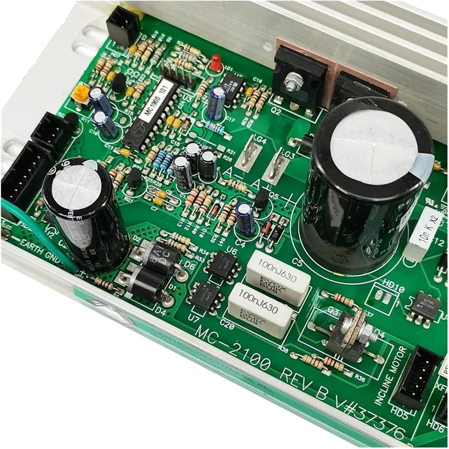 SBJKBVMF Treadmill Controller MC-2100 REV B Circuit Board Control Board MC2100-WA - Compatible with ICON PROFORM, Compatible with Nordic Track C2300