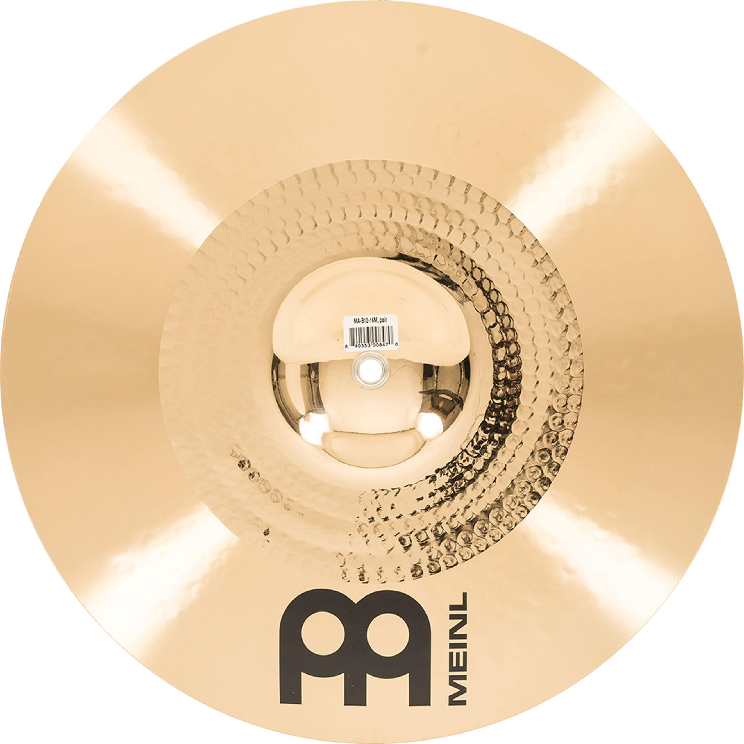 Meinl - Cymbales à main - Medium - 16" - En bronze B12