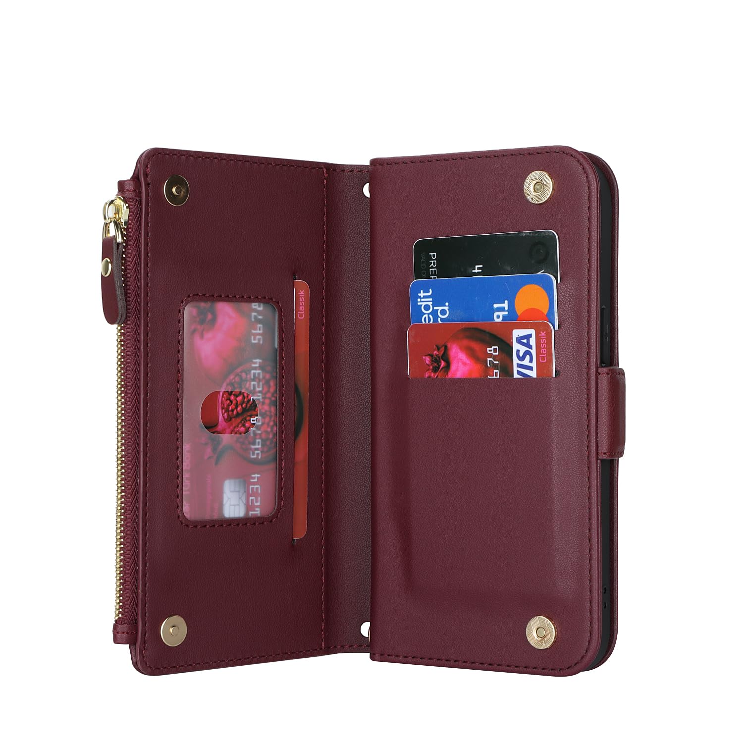 Cavor Cover Compatibile con iPhone 14 Custodia con Cordino,Flip