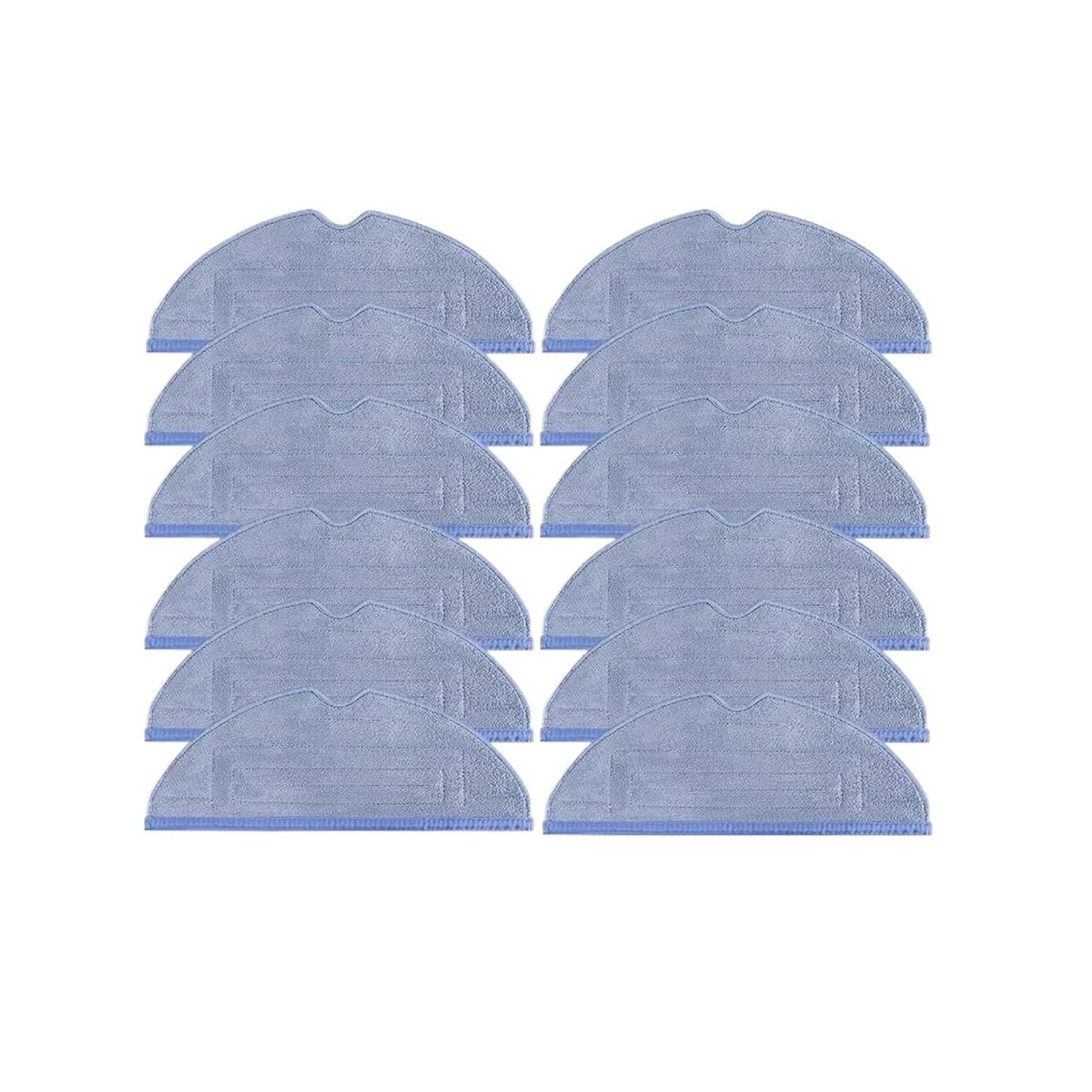 GENTERUN Robot Vacuum Accessories Mop Rags Parts，compatible For Roborock,T7S T8 Plus S7 S7Max S7MaxV Ultra S70 S75 G10,vacuum Mop Pads(12pcs)