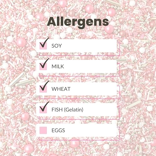 Miniatura 2 de Mezcla de chispas vintage de oro rosa, para boda, despedida de soltera, aniversario, día de San Valentín, pastel, cupcakes, galletas, chispas de