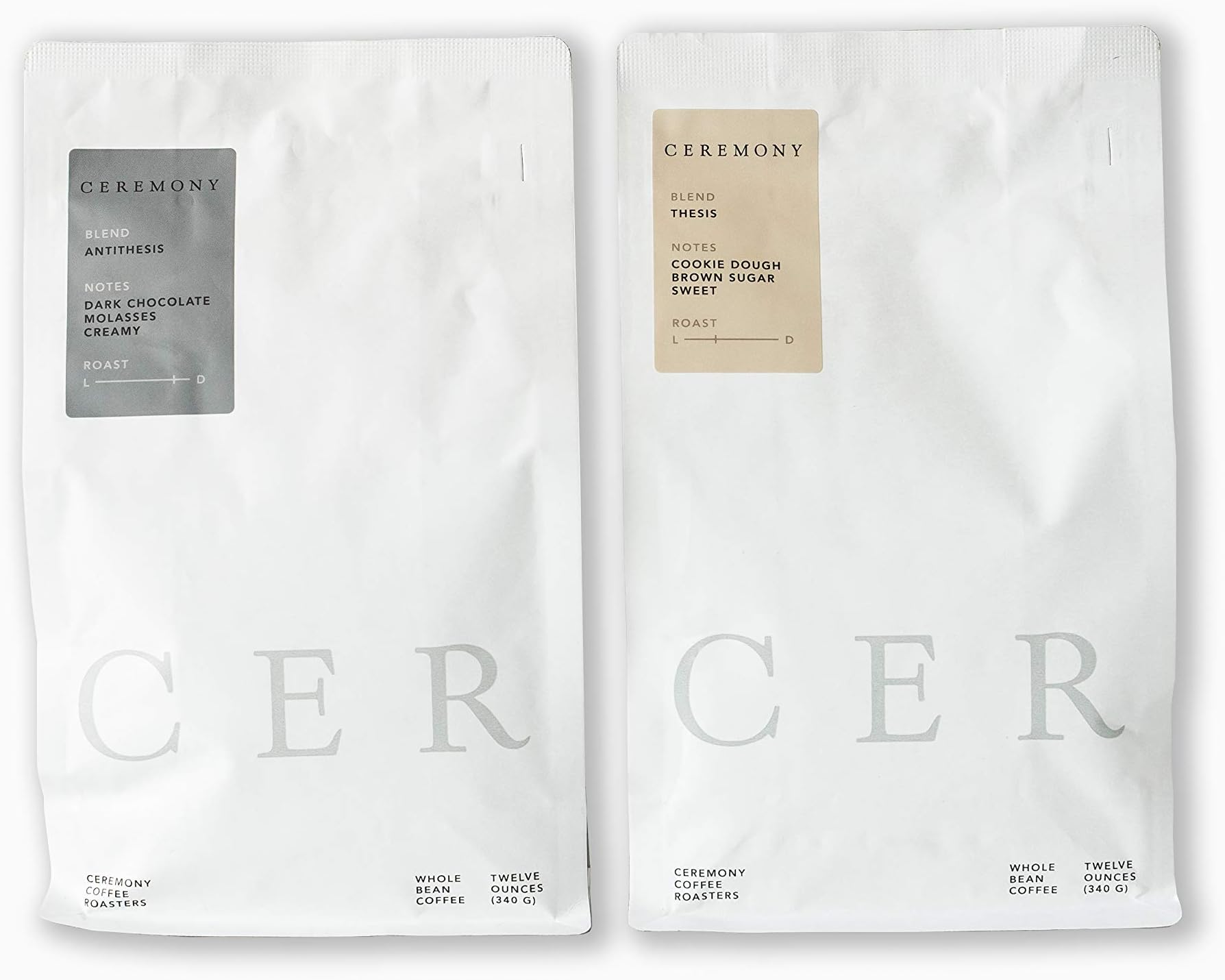 House Coffees Variety Pack - Specialty Ground Coffee Antithesis & Thesis Blends- 2x12oz Bags (Drip - Medium Grind)