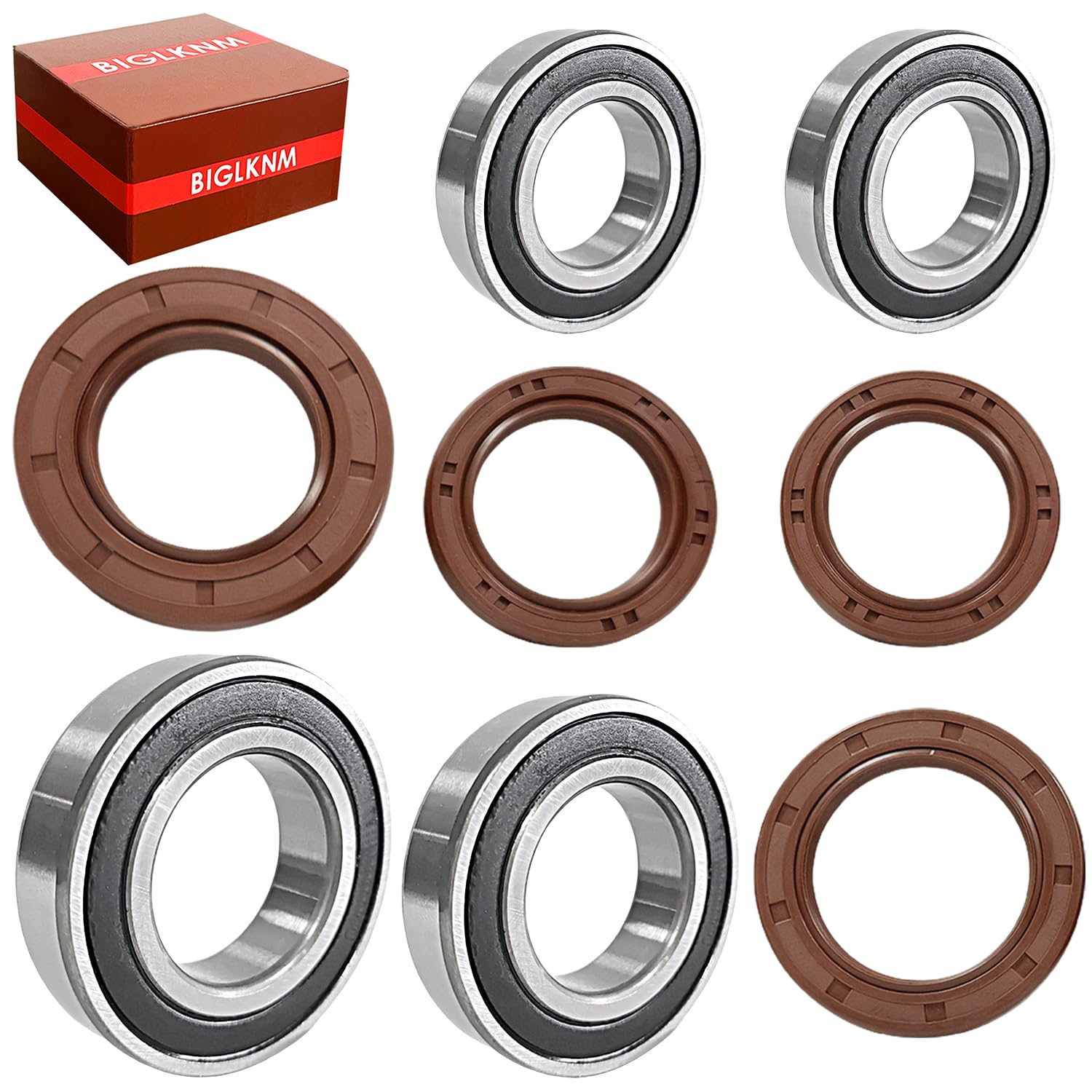 Front and Rear Wheel Bearing Seals Kits for Yamaha YZ125 YZ125X YZ250 YZ250F YZ426F YZ450F WR400F WR426F WR450F 1998-2022