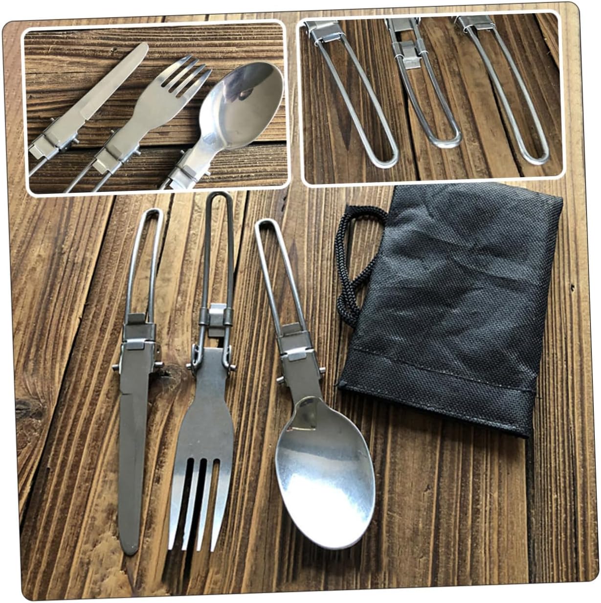 Camping Kitchenware Sports Kettle Portable Cook Combinations Camping Cookware Set for 1-2 People