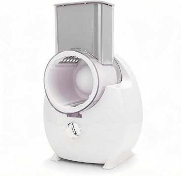 Electric Cheese Grater, Salad Maker Machine, Automatic Electric Slicer, 3 Changeable Blades Salad Electric Slicer Shredder for Vegetable Fruit Nuts US Plug