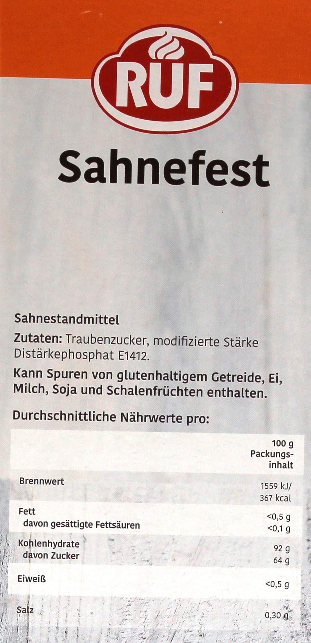 RUF Sahnefest, 10er Pack (10 x 1 kg)