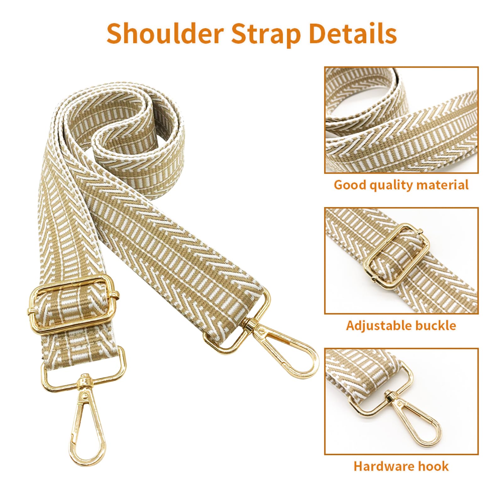Hibate Universelle Replaceent Bandouliere Pour Sac A Ain Sangle - 9