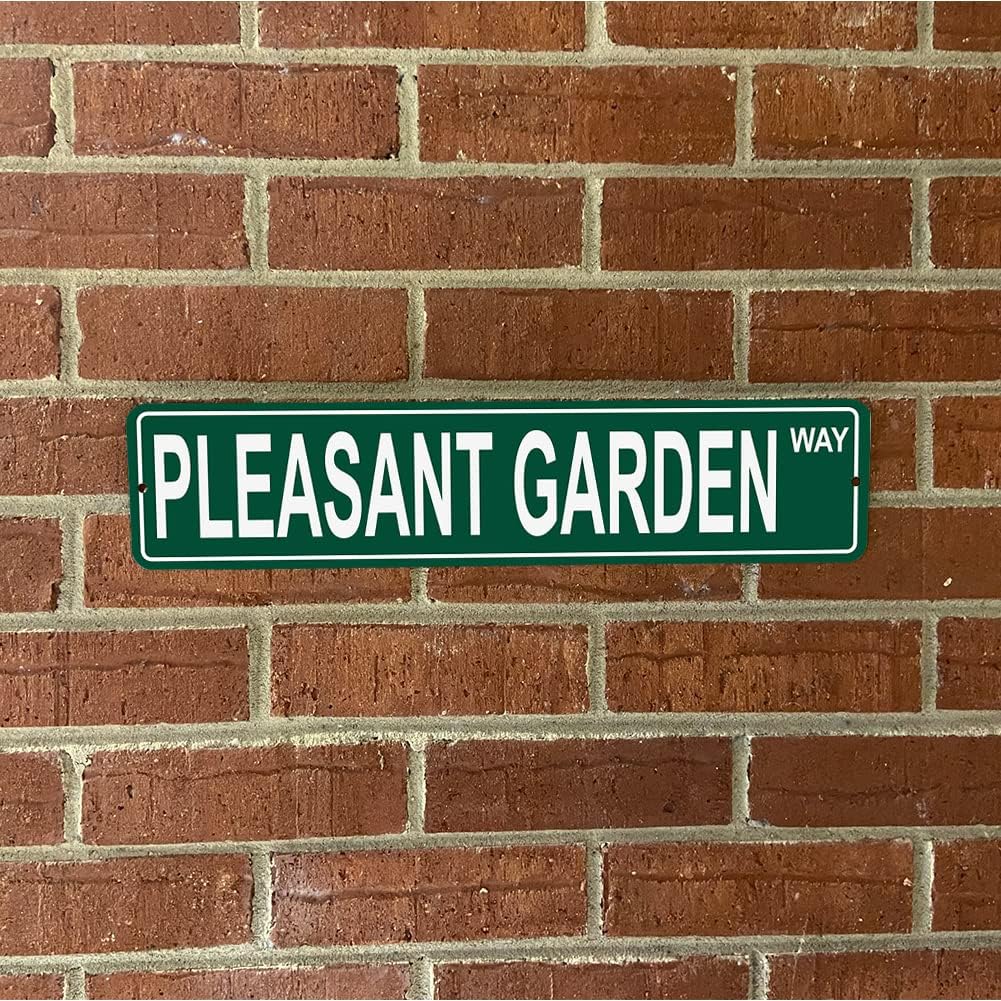 Tennessee Mountains Pick Your Mountain Compatible/Replacement for Pleasant Garden United States Mountain Aluminum Metal Tin Street Sign Style Home Decor For Man Cave Poker Tavern Game Room