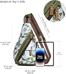 Canvas Sac à friser - Petit sac à dos pour le corps à dos Épaule Sac à dos occasionnel pour hommes Femmes Randonnées en plein air