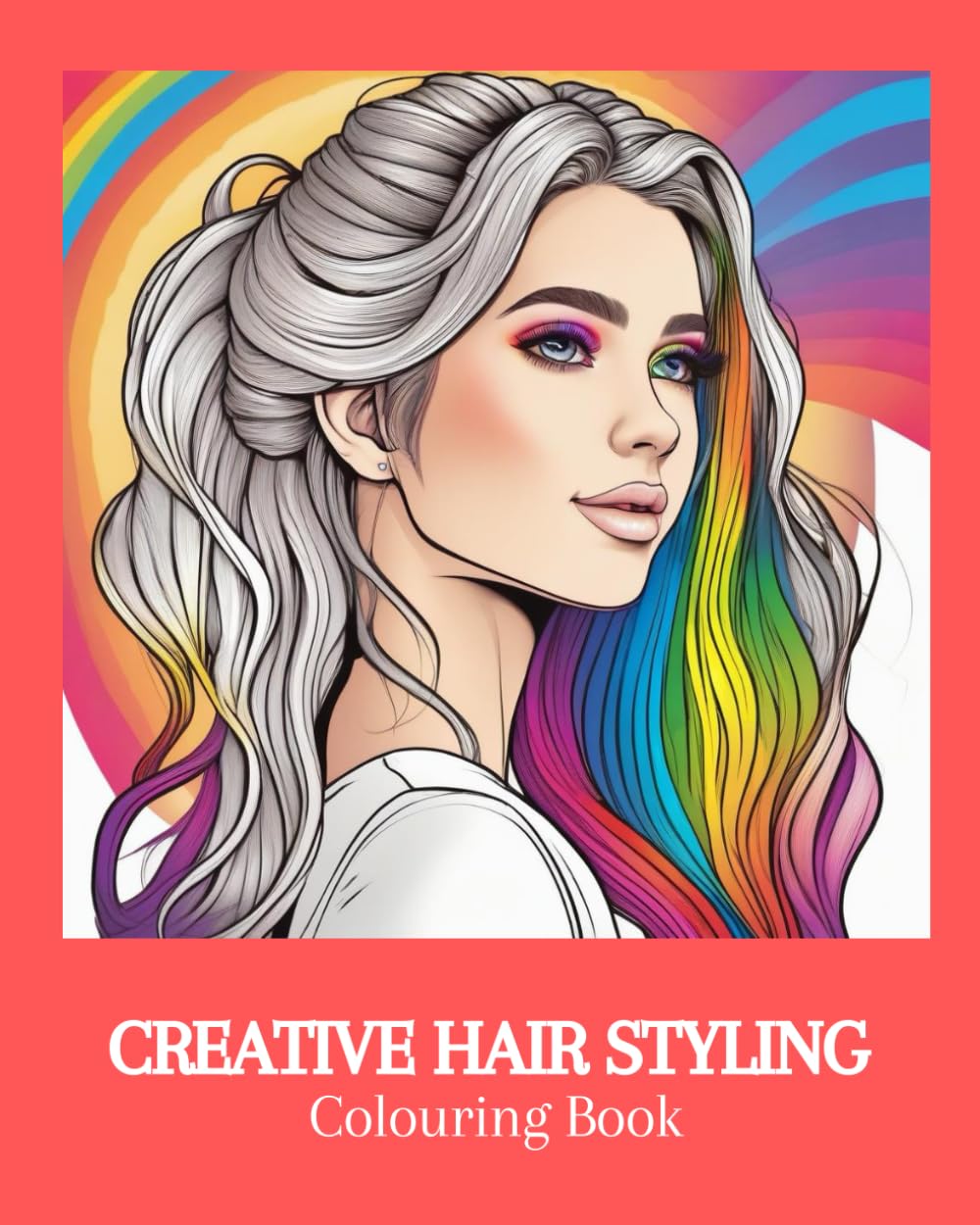 Creative Hair Styling Colouring Book: For Inspiration, Relaxation and Fun | Hairstyle Ideas