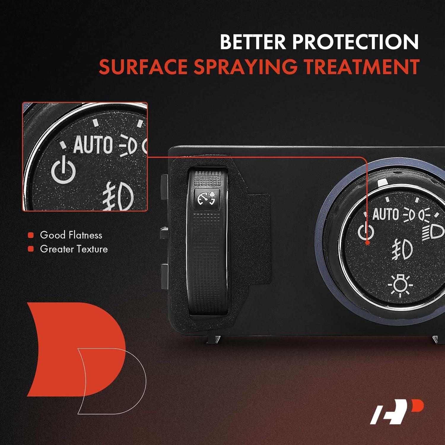 A-Premium Headlight Switch Instrument Panel Headlamp Dimmer Switch Compatible with Chevrolet Silverado 1500 2014-2018, Tahoe, Suburban & GMC Sierra 1500, Yukon, Yukon XL