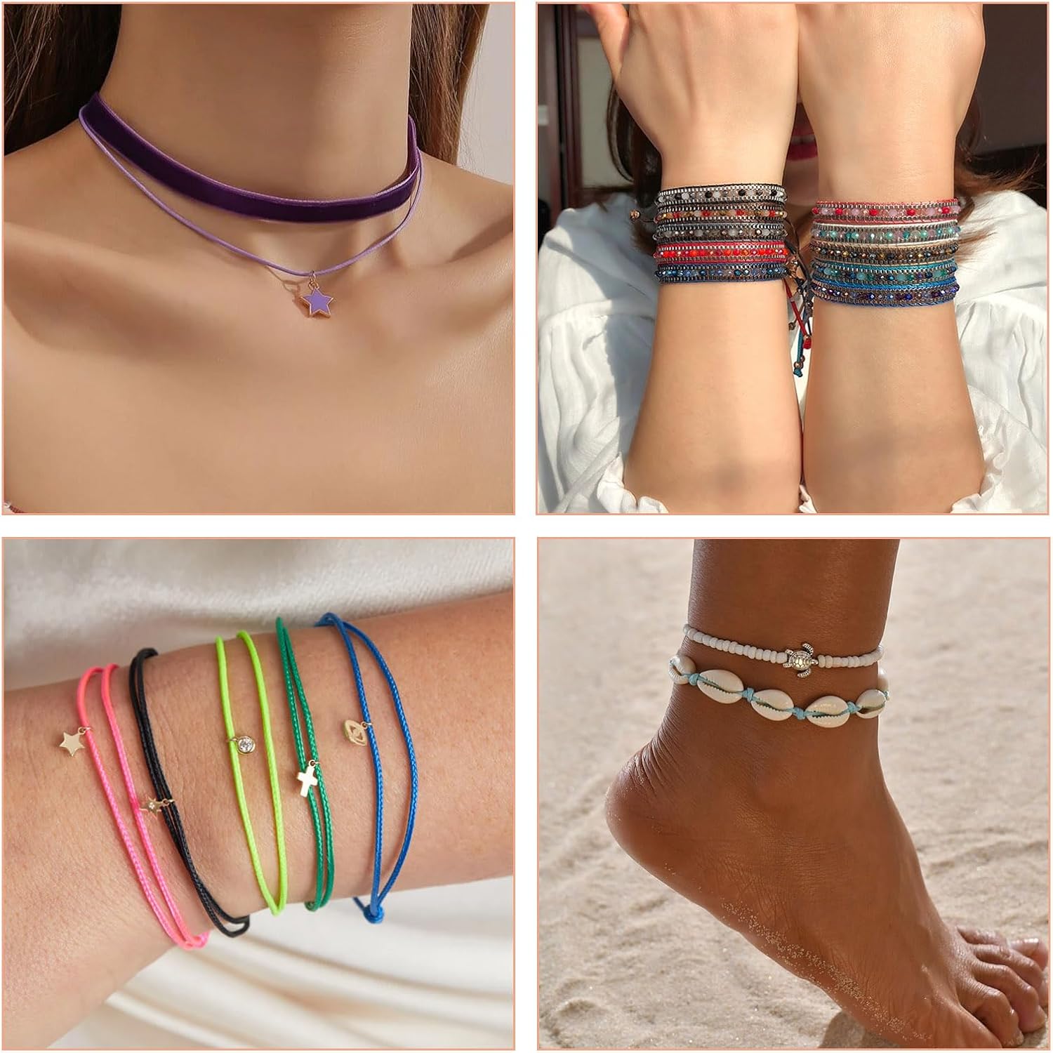 207 Yards 38 Colors Waxed Polyester Cord 0.5mm Friendship Bracelet Cord Wax Coated String for Braided Macrame Bracelet Jewelry Making - Image 5