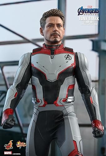 Miniatura 9 de Hot Toys Avengers: Endgame End Game Movie Masterpiece Series MMS 537 MMS537 Tony Stark (traje de equipo) Figura coleccionable de sexta escala