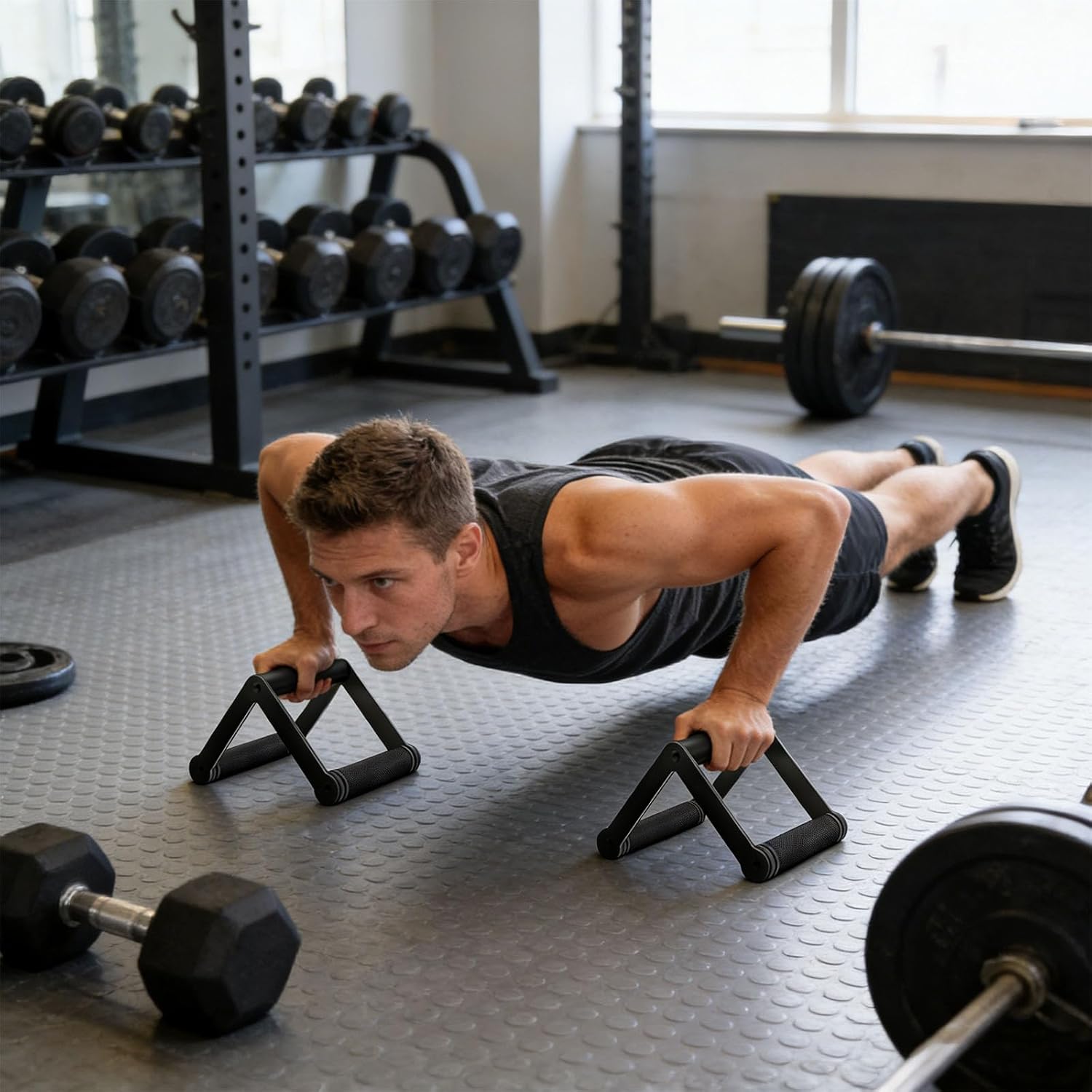 Gym Cable Pulley Equipment Accessories Package Containing V Handle D Rings Rope and Straight Club for Home Workouts Heavy Duty Cable Workout Set