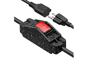 Joinfworld 2 Ft Extension Cord with Switch: Illuminate Outdoor Spaces