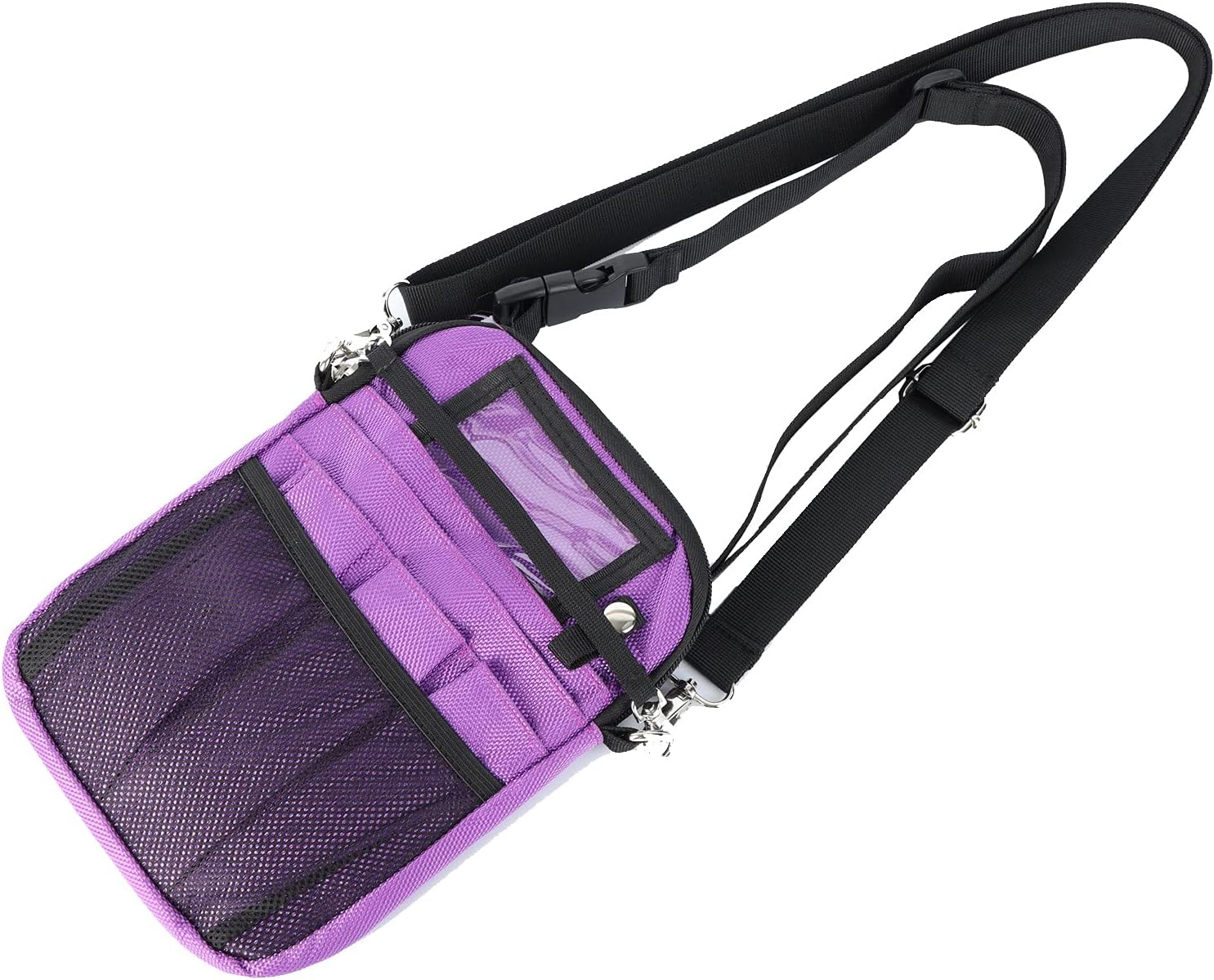 Nurse Organizer Belt 2 Sided -12 Pocket Waist Bag Pouch Case for Medical Scissors Care Kit Tool