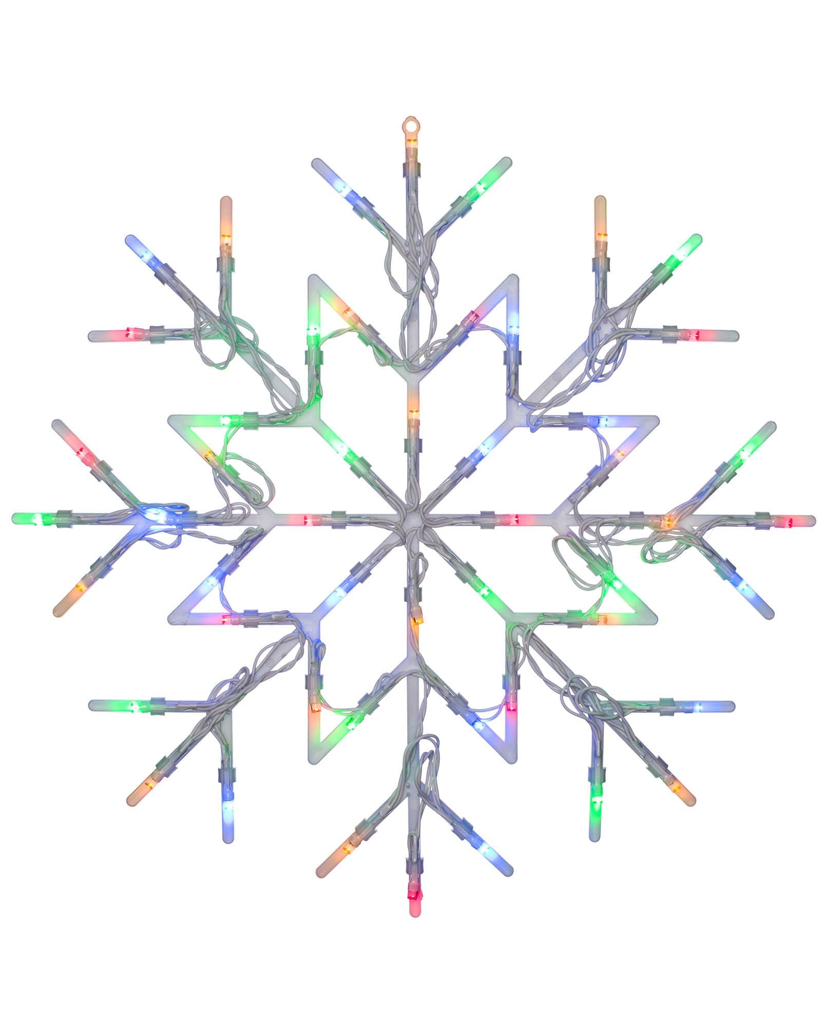 WeRChristmas Snowflake Christmas Window Silouette, Multi-Colour, 1cm