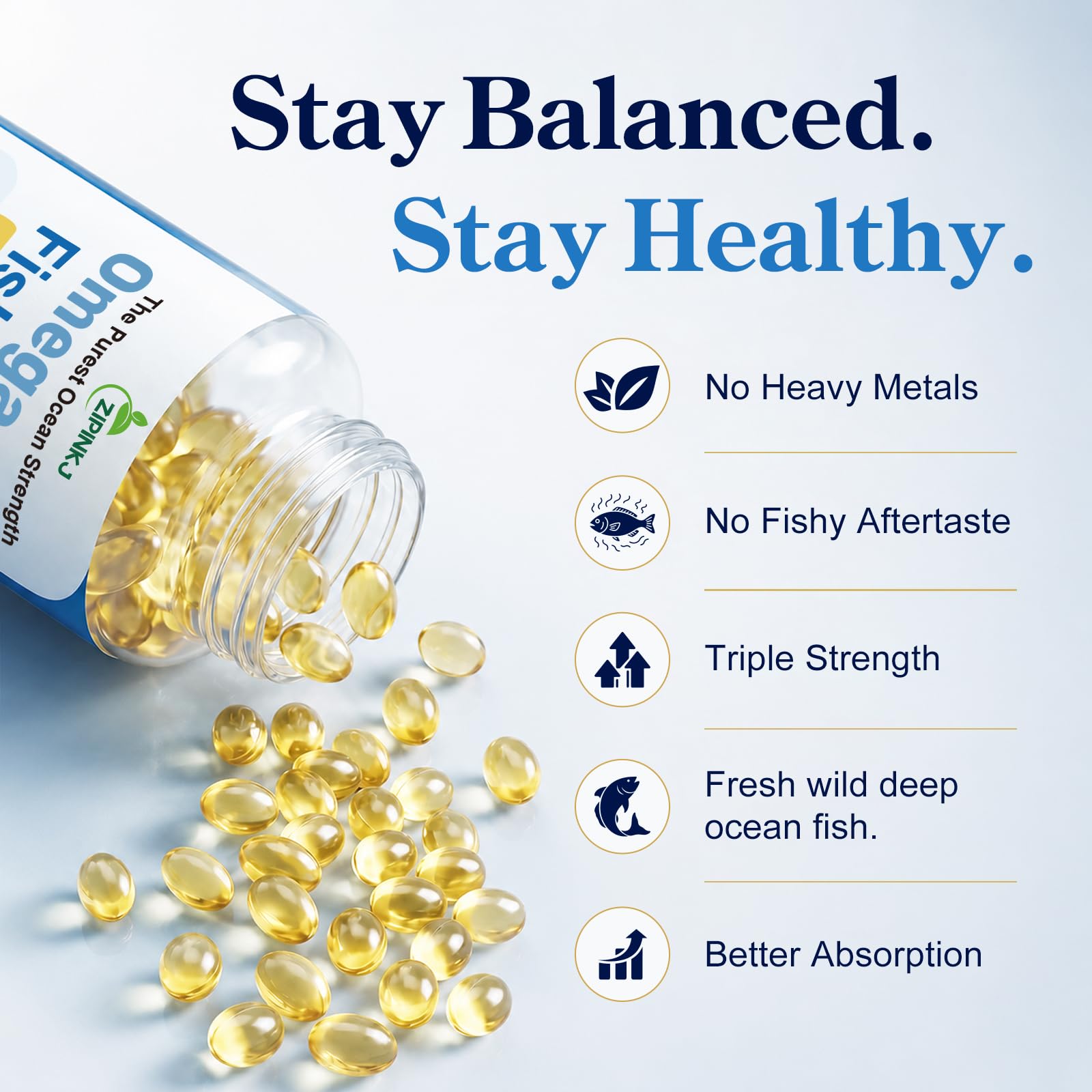 Omega-3 Fish Oil Supplements 4200mg, Burpless Mini Softgels, Wild-Caught — Amazon image 2