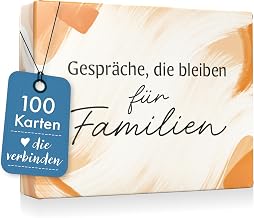Inovida Deep Talk Family Binding Card Game - 100 Questions About Feelings, Memories, Dreams - Grandma, Grandpa, Dad, Mum Tell Cards - Family Time Cards - Tell You More Game