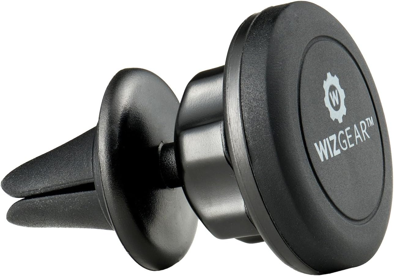 WixGear Universal Air Vent Magnetic Car Mount Holder for Cell Phones and Mini Tablets with Fast Swift-Snap Technology Magnetic Cell Phone Mount with Swivel Head