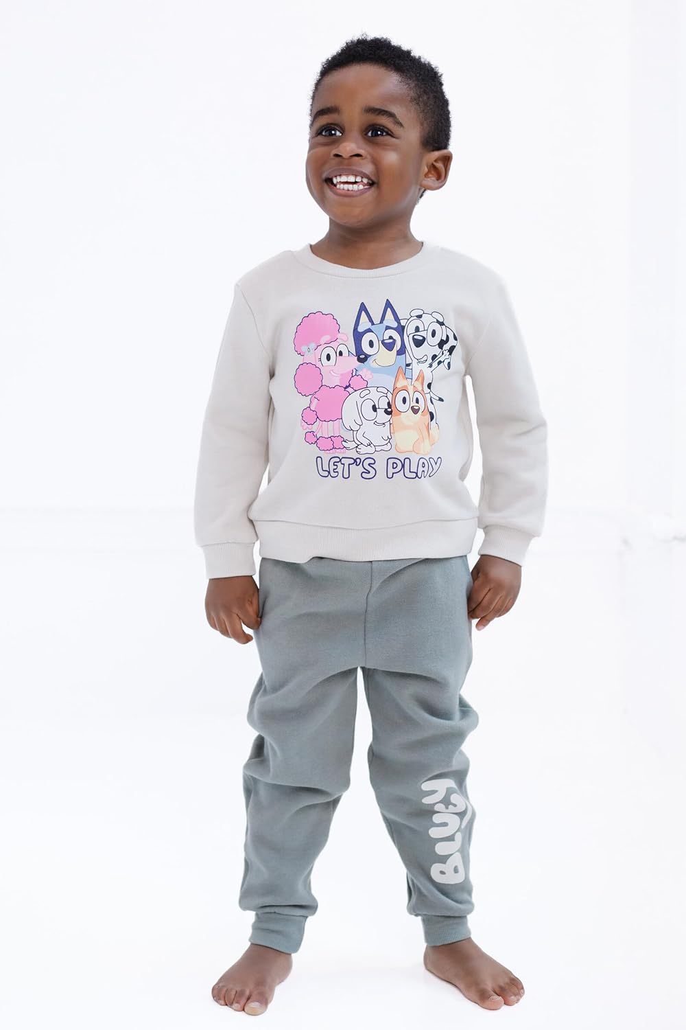 Bluey girls Bluey Sweatshirt and Jogger Pants Set - Image 2