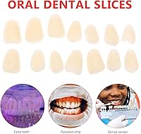 Vista 4 de EXCEART 100 piezas de rellenos de chapa de dientes de resina artificial, reemplazos temporales para suministro de reparación de dientes