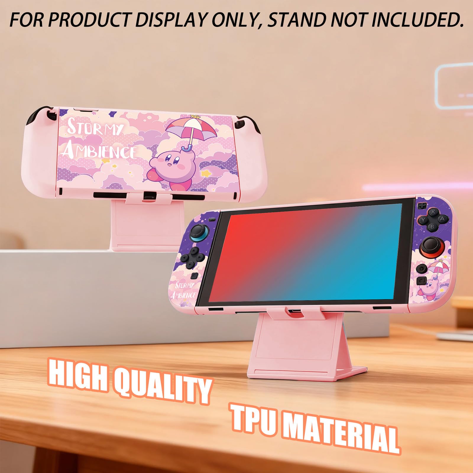 BAYINBROOK Switch 2 (2025) Coque TPU Antichoc Antidérapante Souple, Rechargeable sans Retirer la Coque, Protection Joystick
