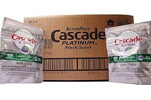 Cascade Complete Action Pacs Dishwasher Detergent: Supreme Clean for Sparkling Dishes