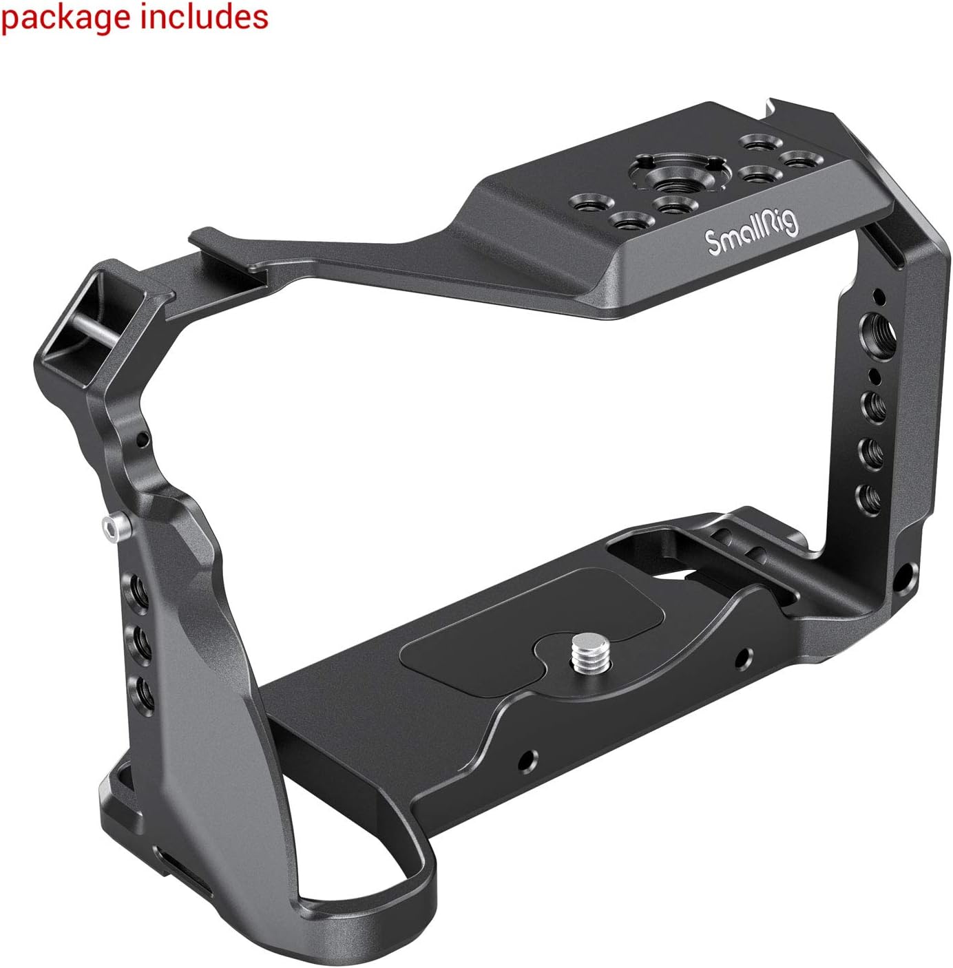 Image showing the single SmallRig camera cage included in the package.