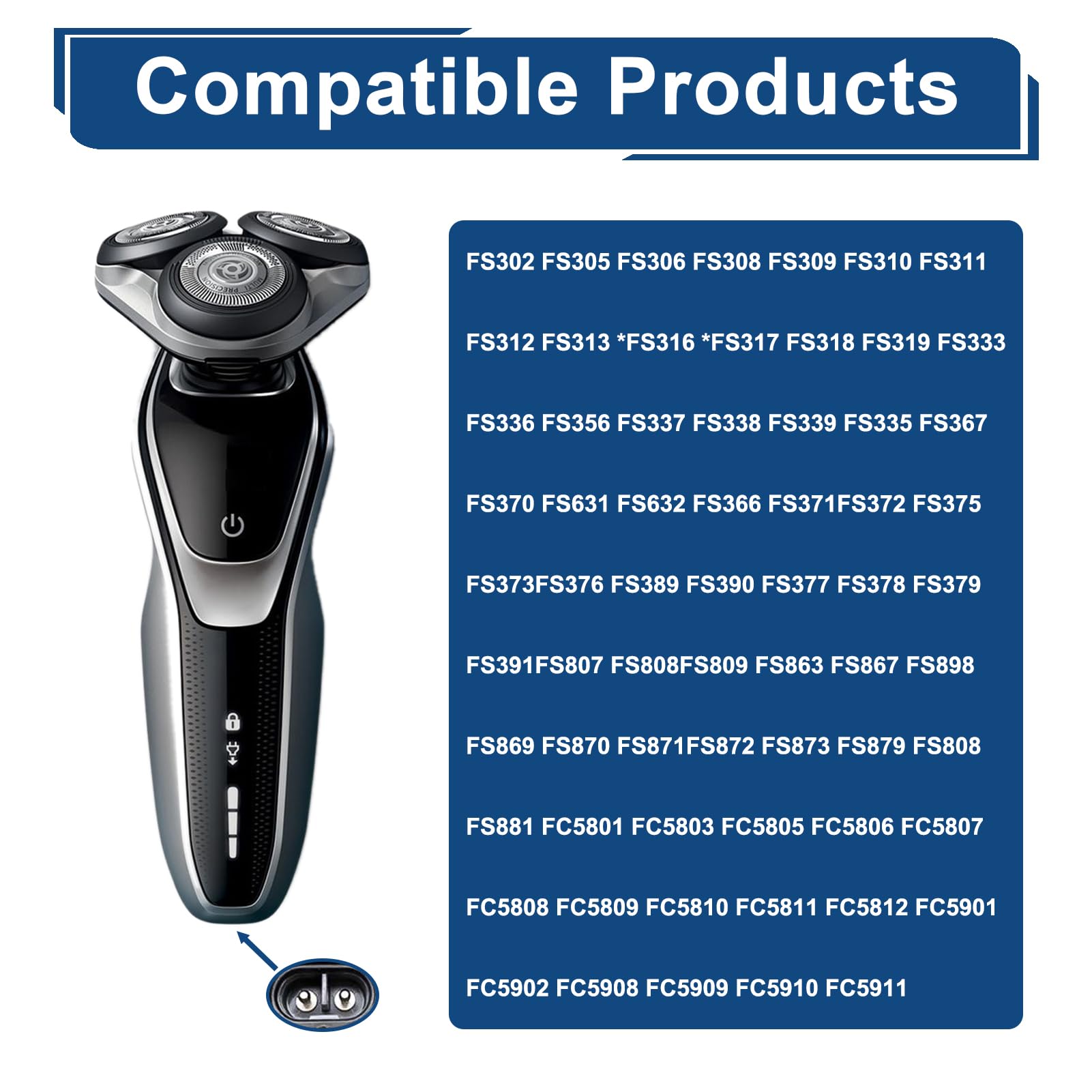Adapter ładowarki USB C 5 V do Philips OneBlade QP2734, QP2724, QP2824, QP2834, QP4631, MG5910, MG7910, MG9510, QP1924, QP1324, szybka ładowarka kompatybilna z golarkami Philips
