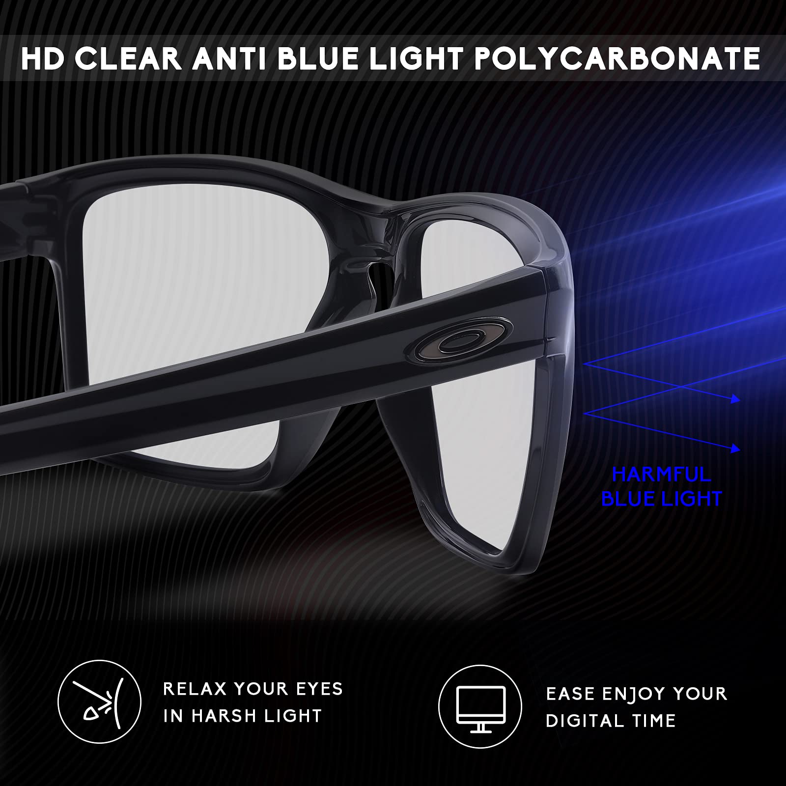 Lentes de repuesto polarizadas para gafas inteligentes Ray-Ban Meta Headliner RW4009F de 51 mm