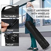 Vista 7 de ZENY - Tienda de campaña emergente de 10 x 10 pies, toldo portátil de montaje fácil para patio al aire libre, alturas de patas rectas ajustables