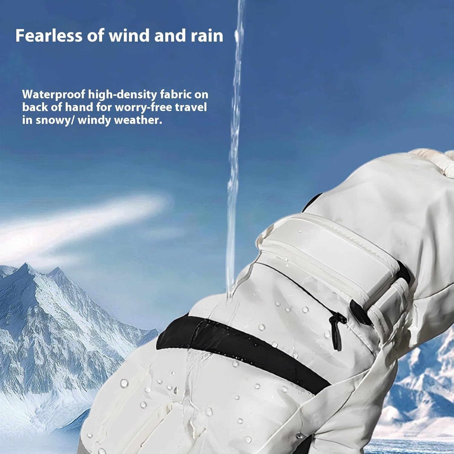 充電式タッチパネルウォームガントレット、5000mAhバッテリー付き、断熱不浸透性プラン、屋外冬季作業用ウォームワークガントレット、