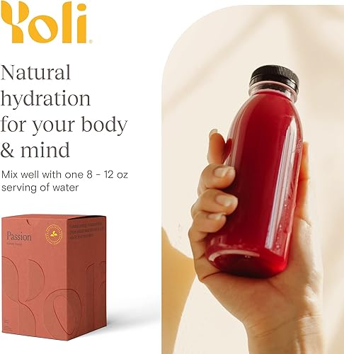 Miniatura 9 de Yoli Passion - Mezcla de bebida energética en polvo, mezcla de bebida energética natural para resistencia y resistencia, 90 porciones a granel,