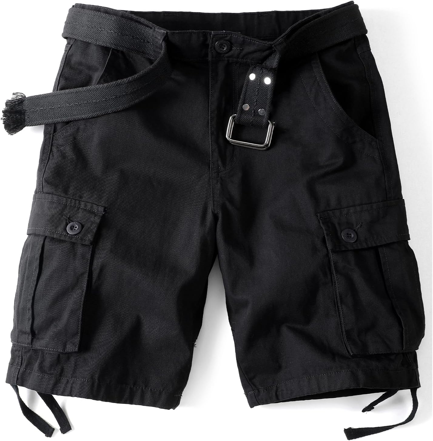 Camo Cargo Shorts for Men Cotton Casual Wild Outdoor Work Relaxed Fit Shorts with Multi-Pockets