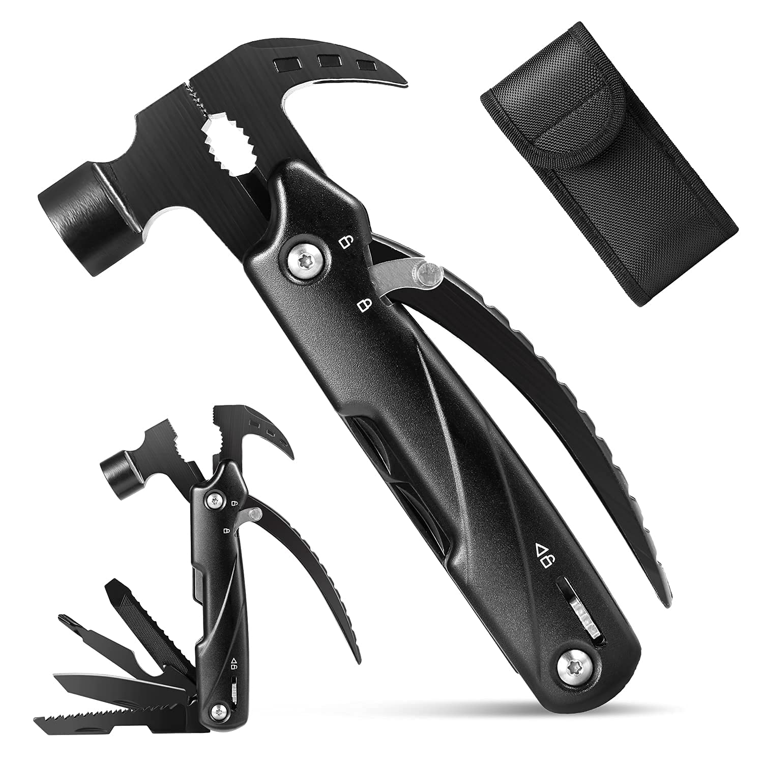 Mini Hammer Multi-Function Tool, Unique Birthday Gift or Holiday Gift For Family and Friends, cool gadget Christmas gift, Small Hammer multi-function tool for Home Improvement and DIY Projects